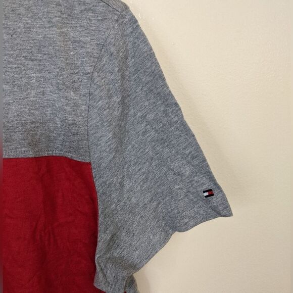 Tommy Hilfiger Gray Ombre Cotton Modal Crew Neck Short Sleeve T-Shirt Large - Picture 7 of 10